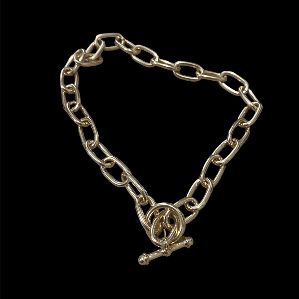 Gold chain choker